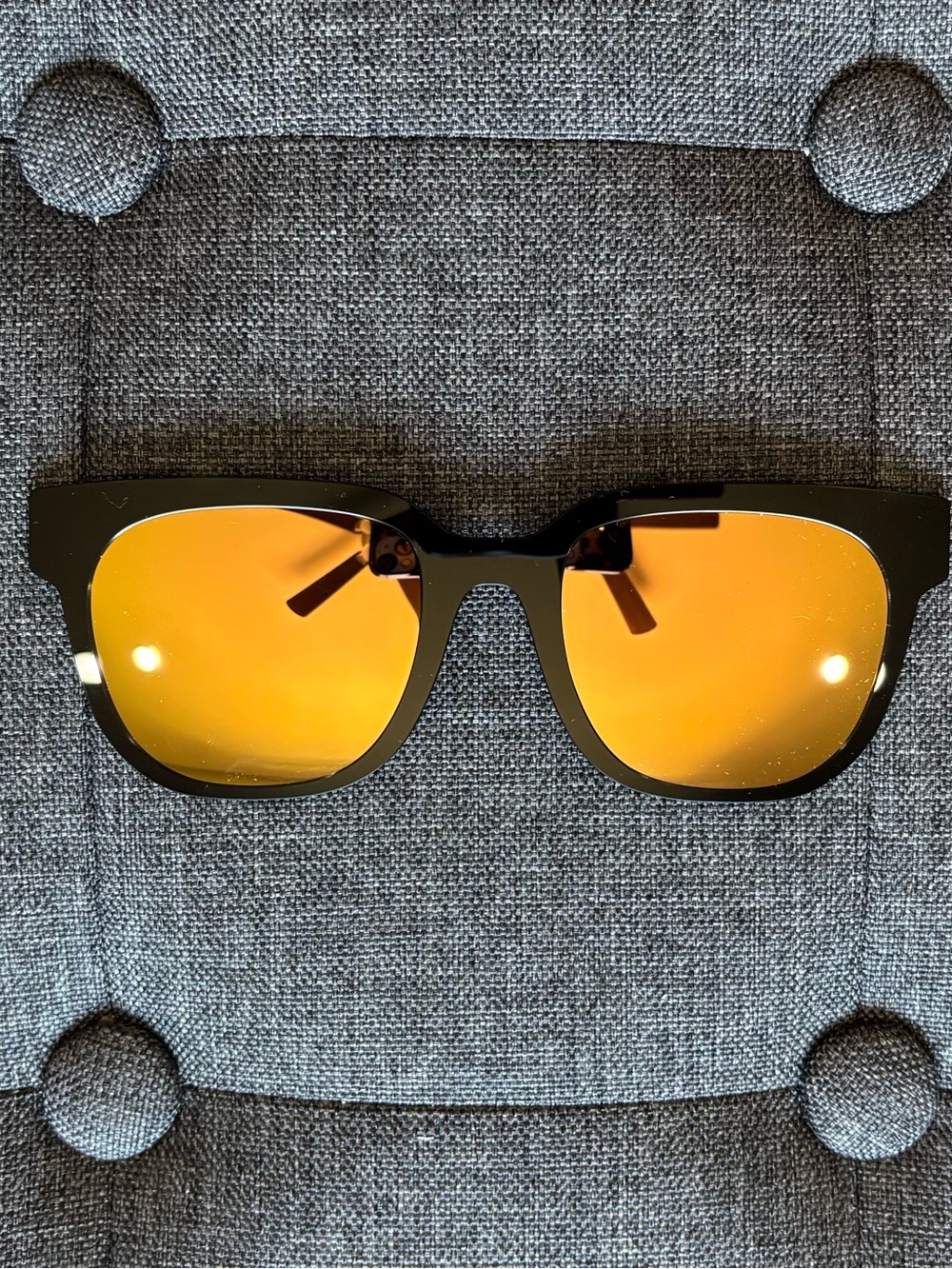 Pair Eyewear | Reflective Gold Sun Topper for The Murphy | NWOT